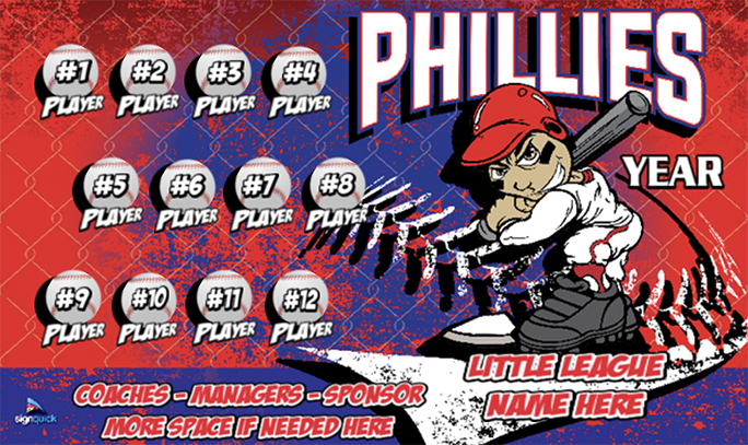 Phillies Baseball Banners